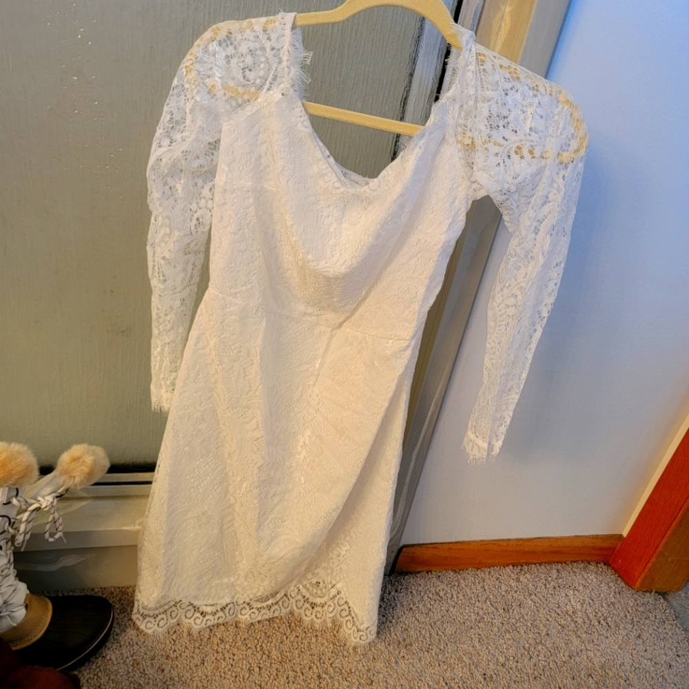 White dress